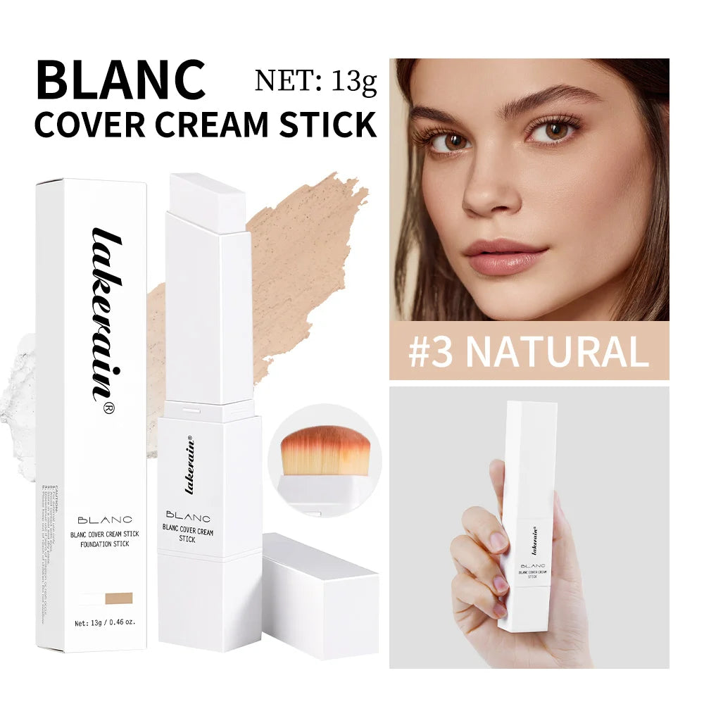 Creamy Blendable Foundation Stick with Built-in Detachable Brush - 26