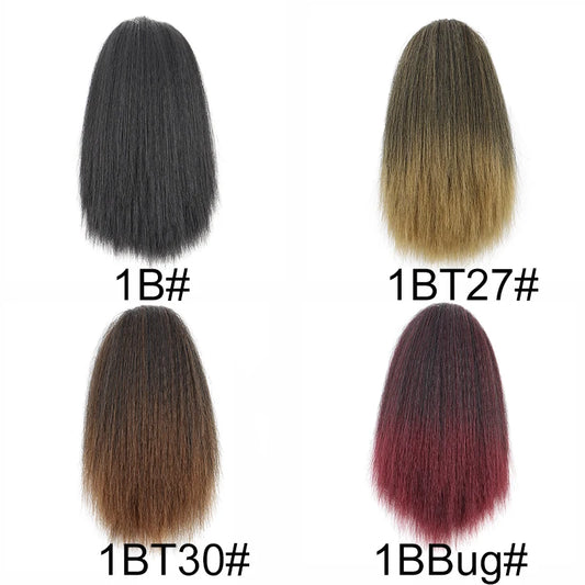 10-Inch Kinky Straight Drawstring Ponytail Hair Extension
