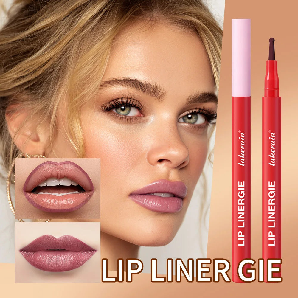 Waterproof Felt Tip Lip Liner for Sculpted and Plump Looking Lips