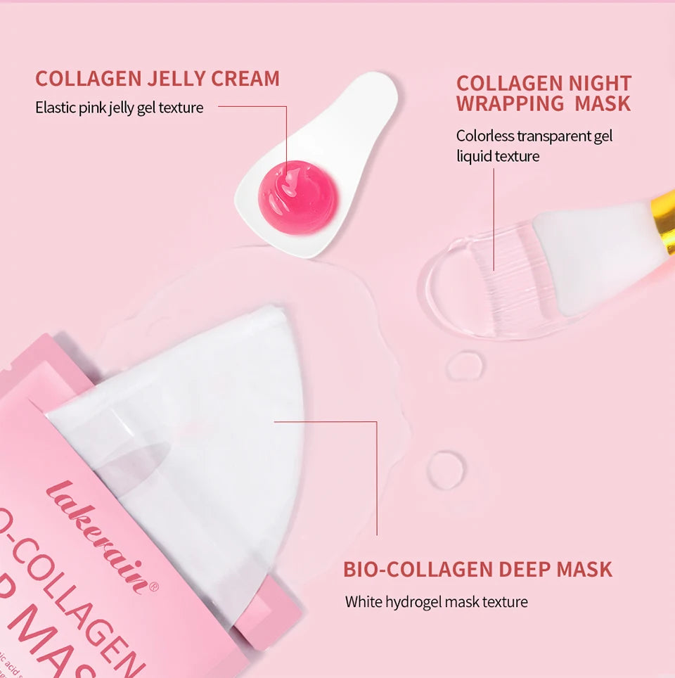 Collagen Skincare Set for Deep Hydration and Radiant Skin Repair - 14