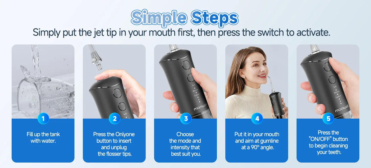 Portable Electric Nasal Rinse and Water Flosser Combo for Sinus Relief - 10