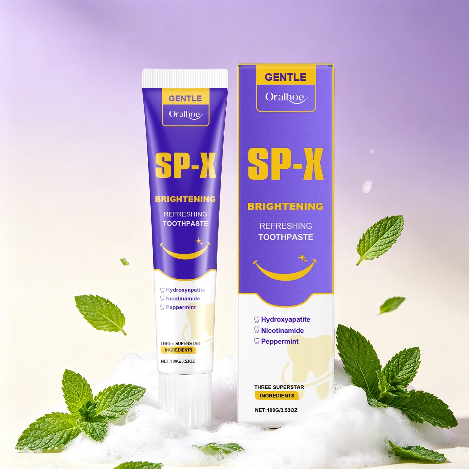 Brightening Toothpaste for Deep Stain Removal and Enamel Protection - 4