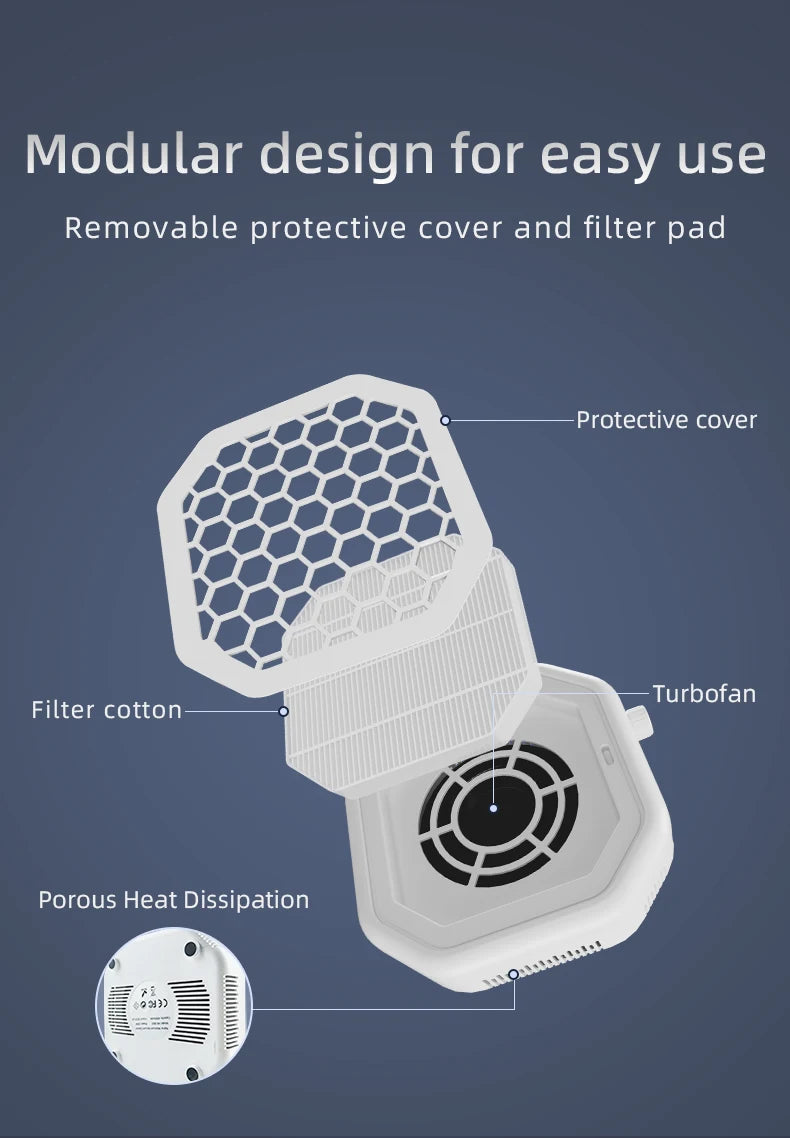 Rechargeable Cordless Nail Dust Collector for Clean Manicure Workstations - 14