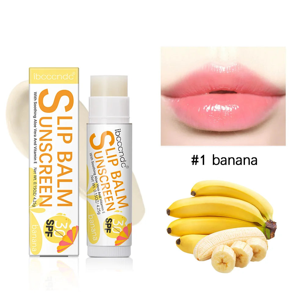 Sunscreen Lip Balm with SPF 30 for Daily UV Protection and Hydration