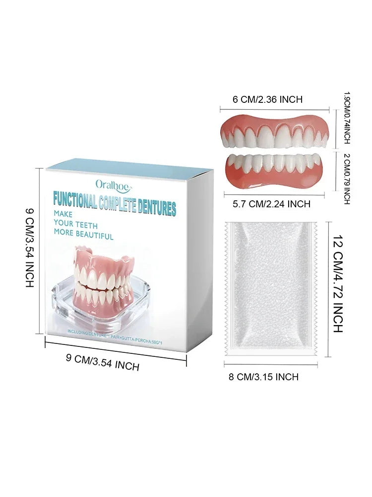Instant Smile Temporary Dentures for Natural Looking Teeth - 18