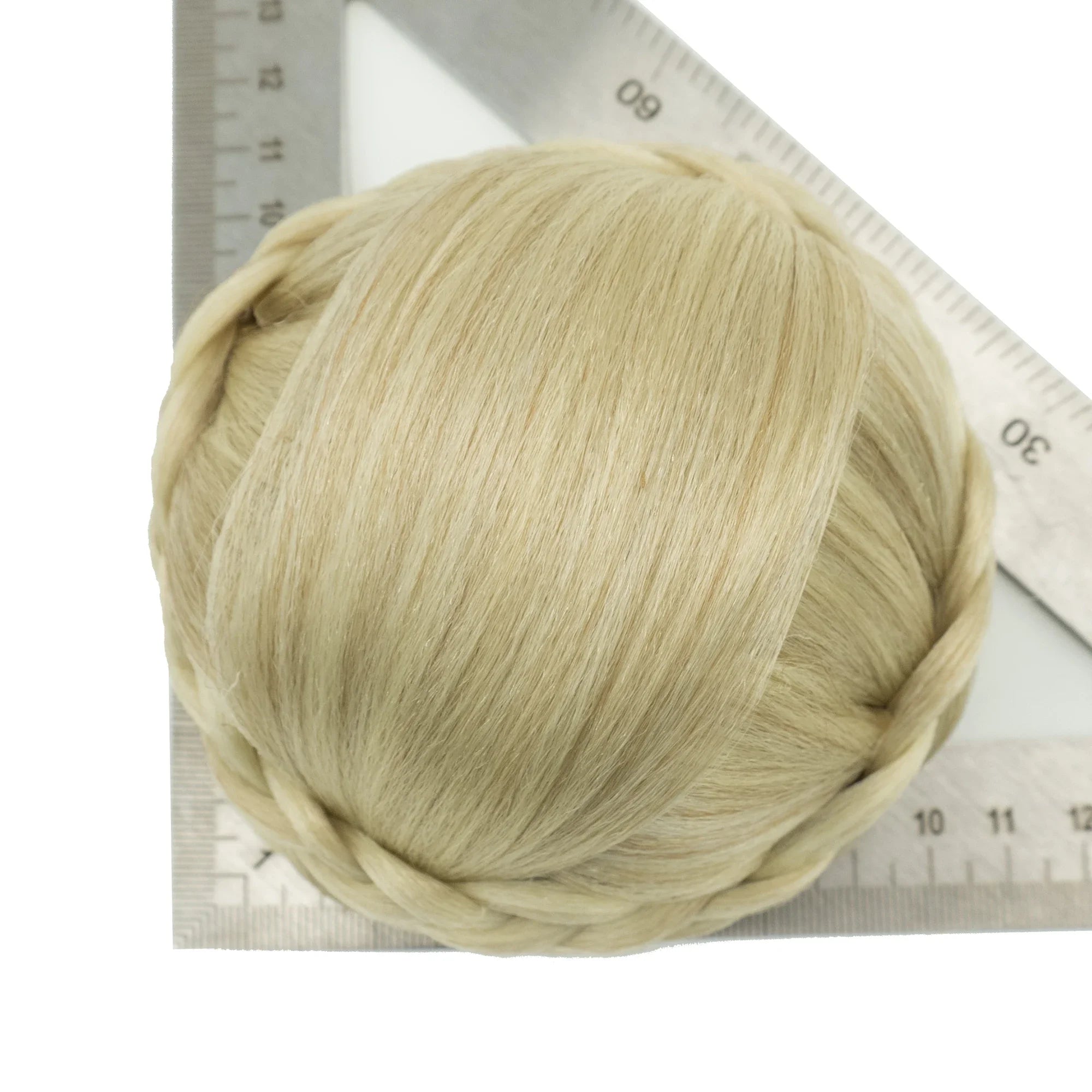 Braided Chignon Hair Bun Extension for Elegant Updos and Everyday Styling - 4