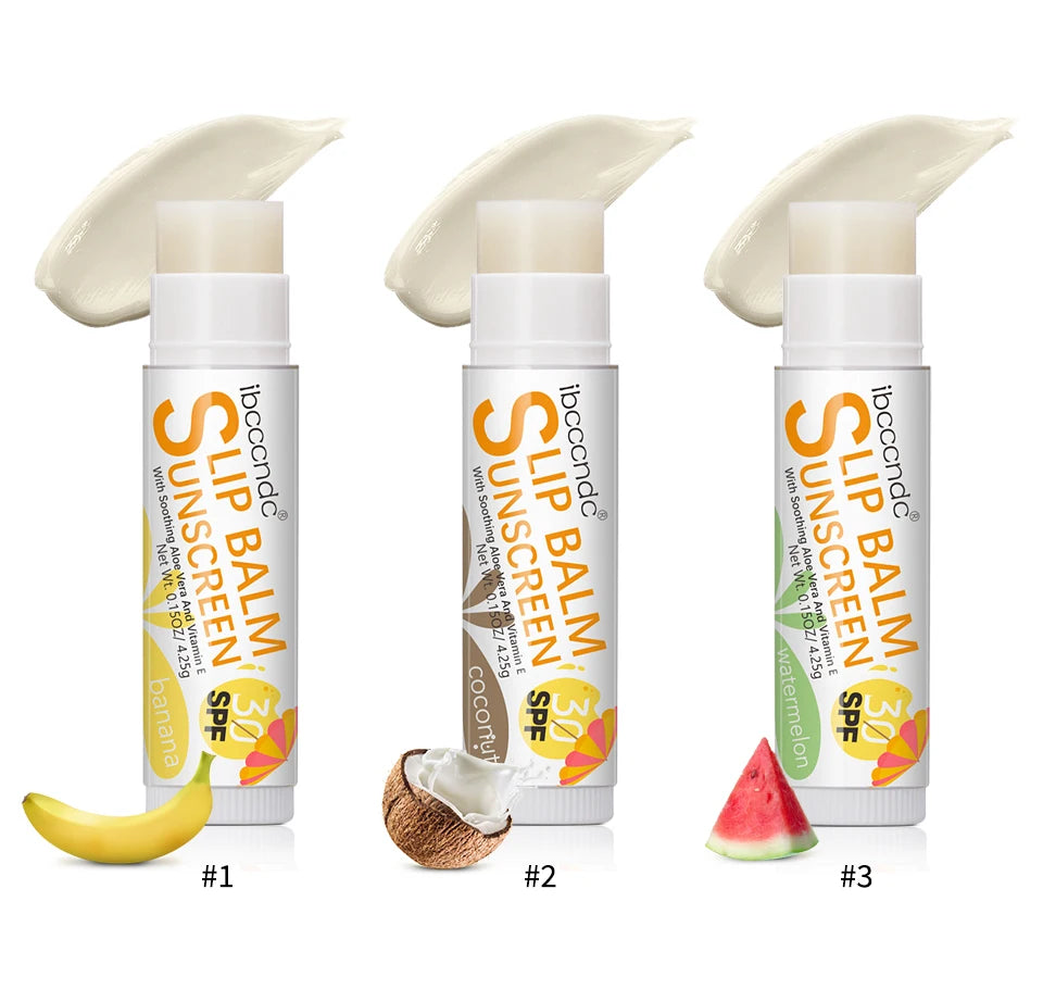 Sunscreen Lip Balm with SPF 30 for Daily UV Protection and Hydration
