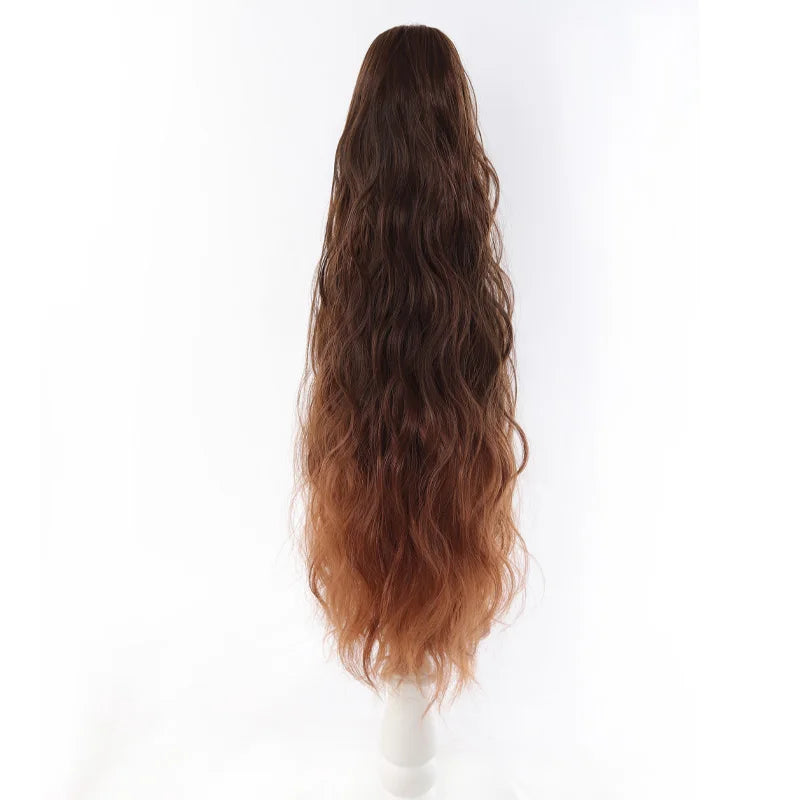24 Inch Wavy Ponytail Hair Extension with Comb