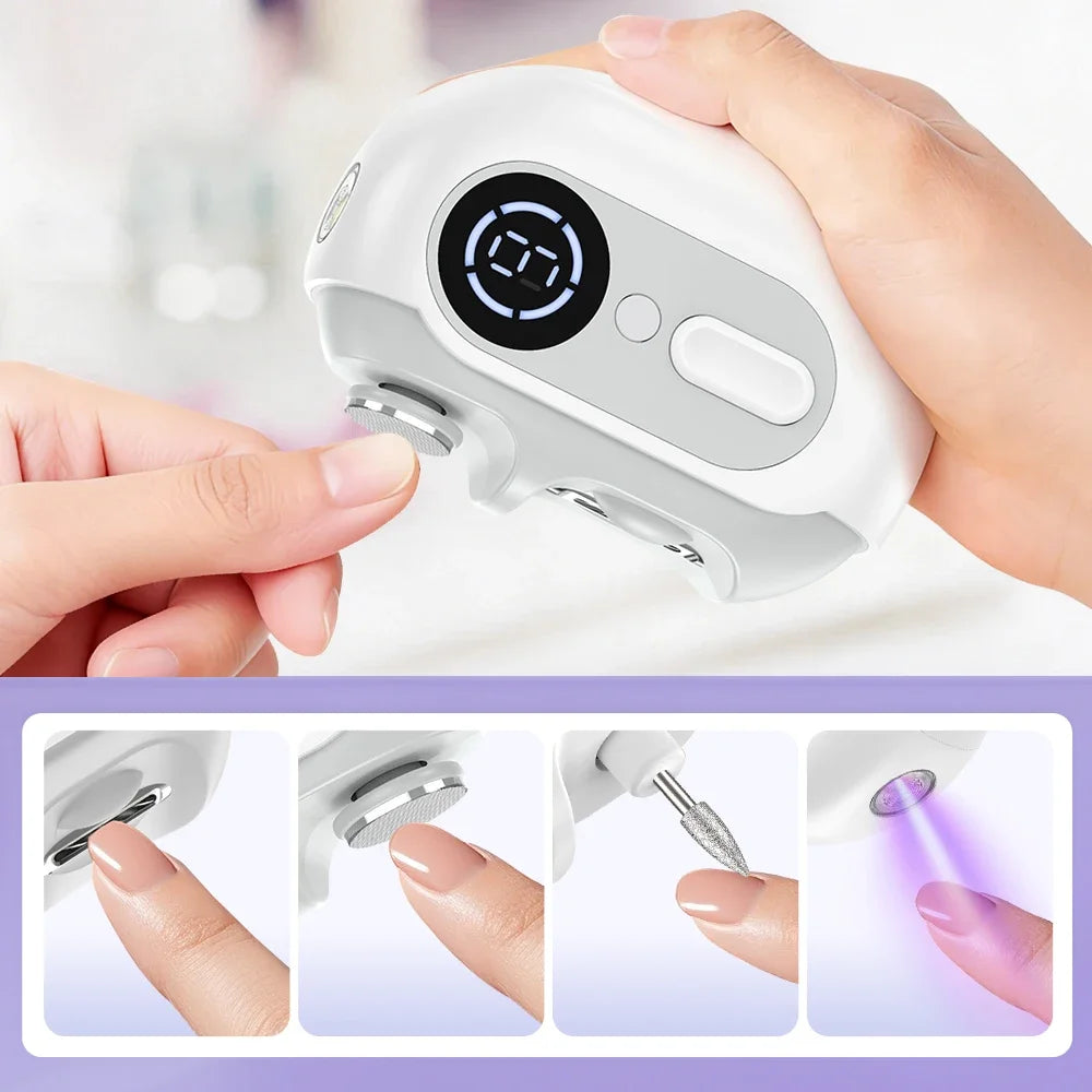 4-in-1 Electric Nail Clipper and Grooming Tool for Adults and Kids