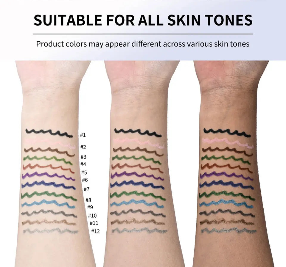 Waterproof Long-Lasting Eyeliner Pencil for Precise Smokey Eye Makeup
