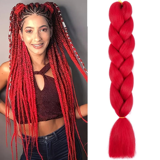 24 Inch Synthetic Ombre Braiding Hair for Festivals and Styling