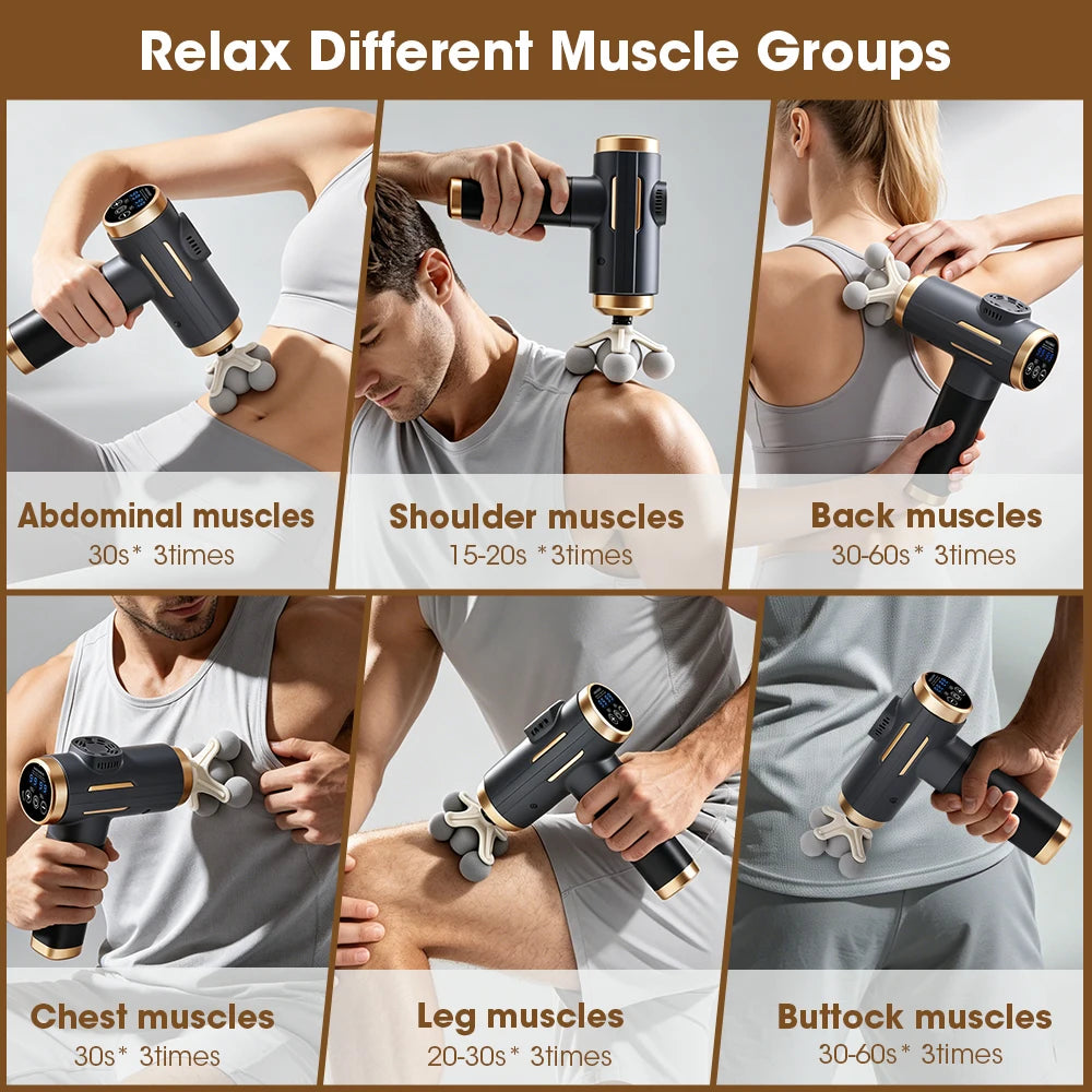 Professional Deep Tissue Percussion Massage Gun for Muscle Recovery - 11