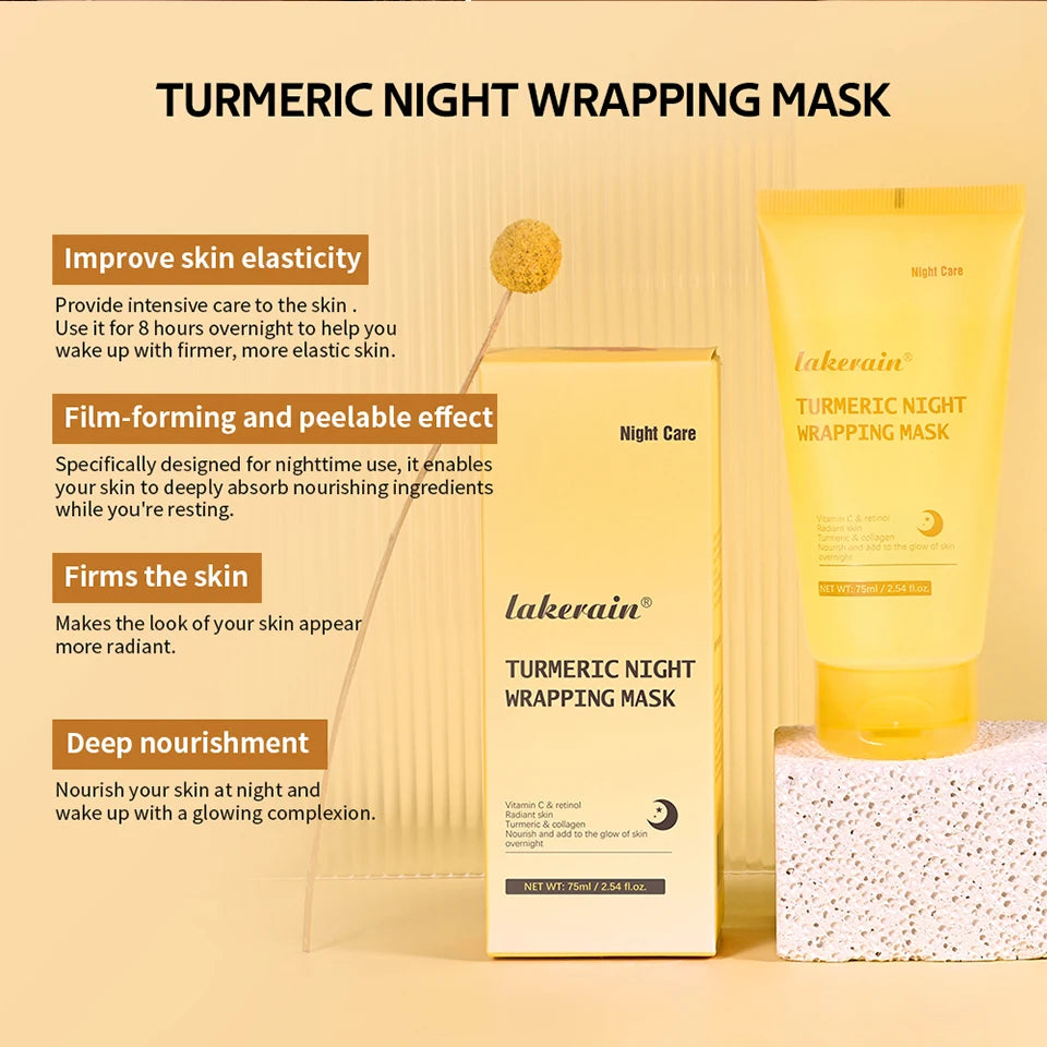 Collagen Overnight Wrapping Peel-Off Mask for Hydrating and Firming Skin