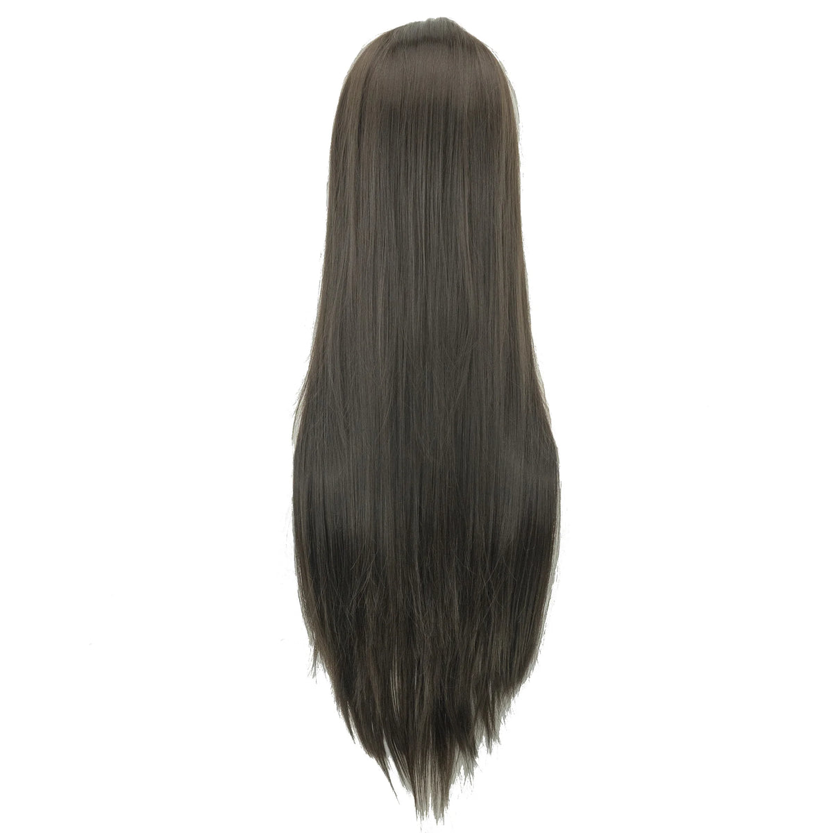 Long Straight Black Cosplay Wig for Anime Costumes and Character Styling