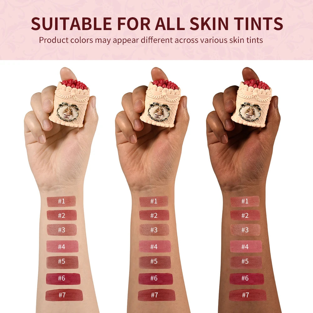 Strawberry Cake Soft Matte Lip Cream for Long Lasting Hydration - 5