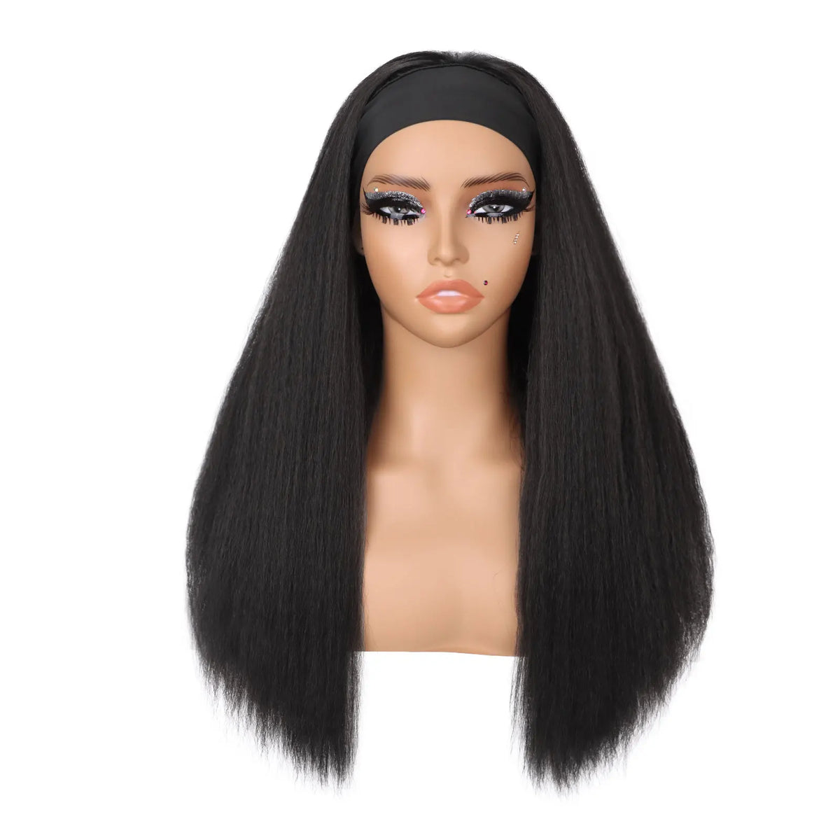 Long Yaki Straight Headband Wig for Easy Daily Styling