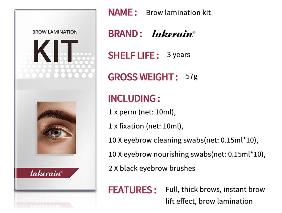 Professional Eyebrow Lamination Kit for Perfect Brow Lifting and Shaping