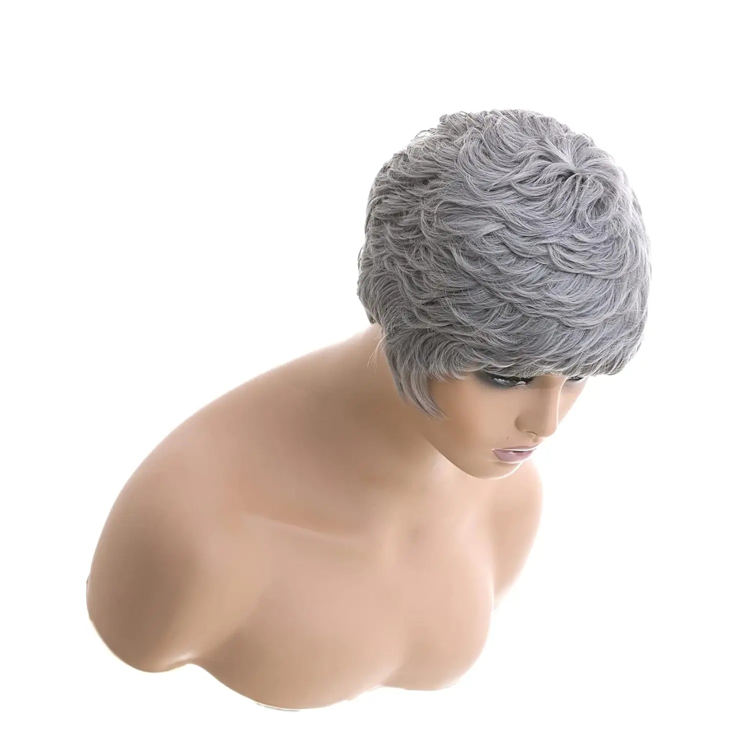 Short Wavy Pixie Cut Wig for Daily Wear - 10