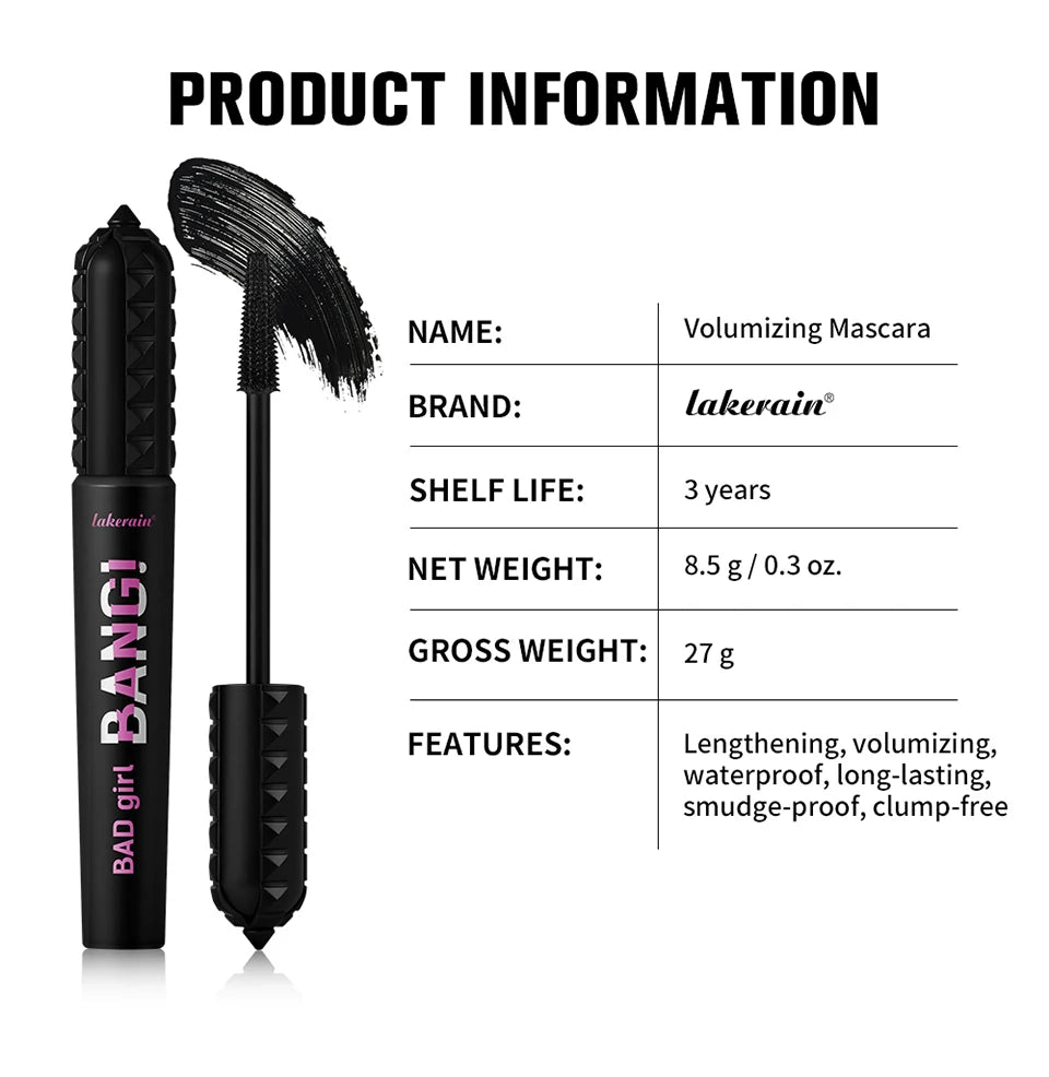 Waterproof Volumizing and Lengthening Mascara for Dramatic Eyelashes - 16