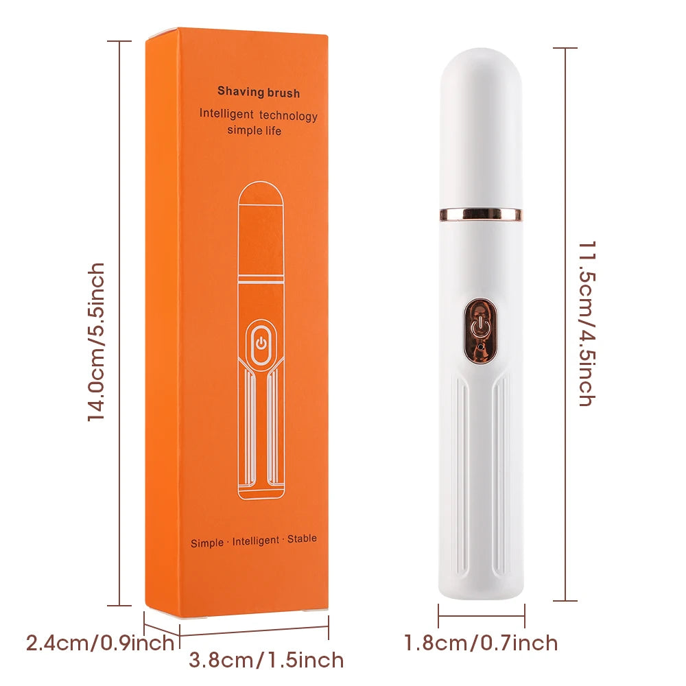 2-in-1 Electric Eyebrow and Nose Hair Trimmer for Painless Grooming - 14