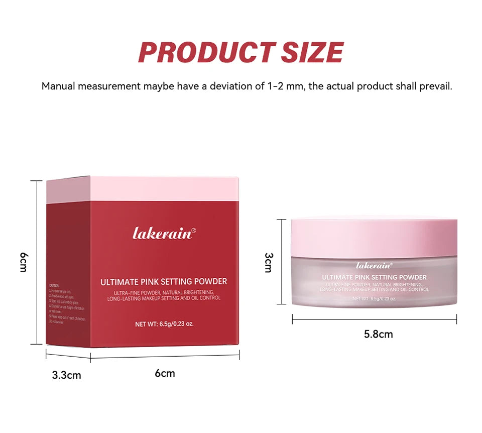 Matte Oil-Control Loose Setting Powder for Flawless Long-Lasting Makeup
