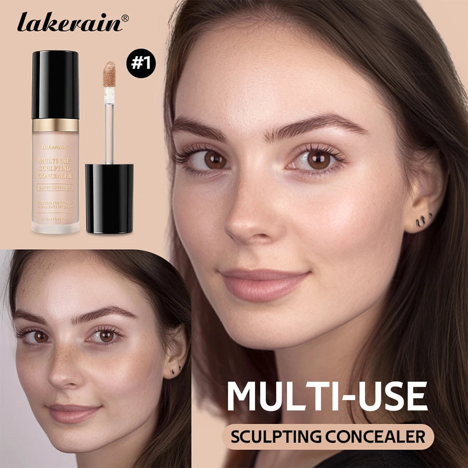 Multi-Use Sculpting Liquid Concealer for Full Face Coverage and Contouring - 6