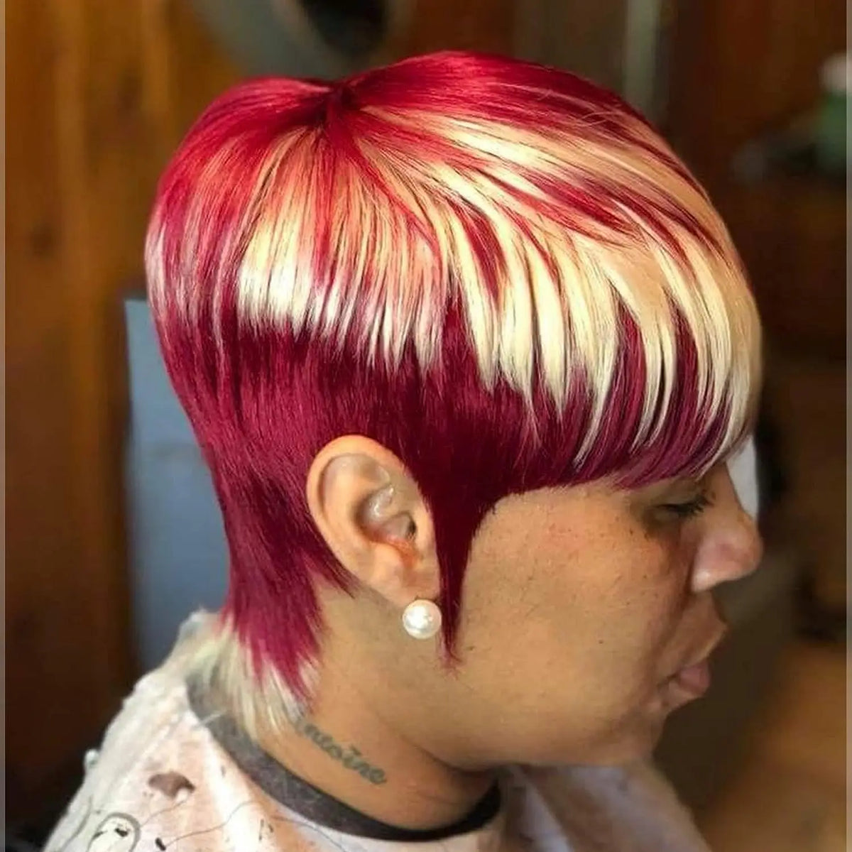 Short Wavy Pixie Cut Wig for Daily Wear