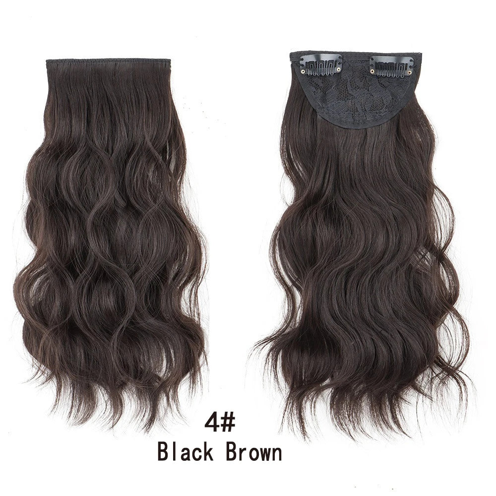 Curly Synthetic Clip-In Hair Extension for Instant Volume