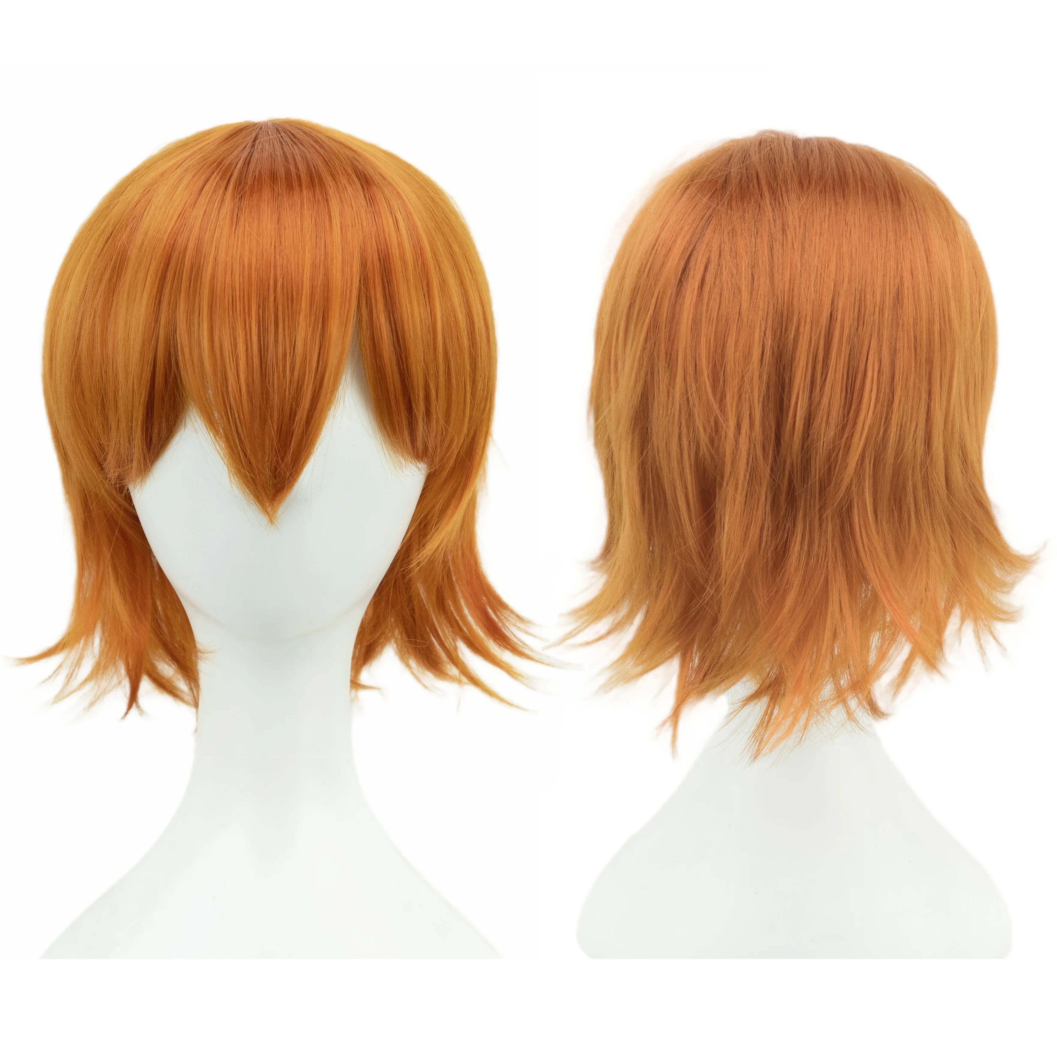 Short Curly Cosplay Bob Wig with Bangs for Costume Parties - 19