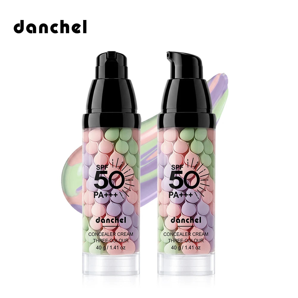Three-Color Correcting Face Primer and Moisturizing Makeup Base with SPF 50