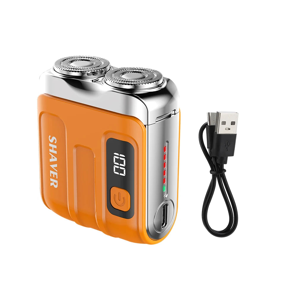 Portable Electric Rotary Shaver for Men with Digital Display - 14