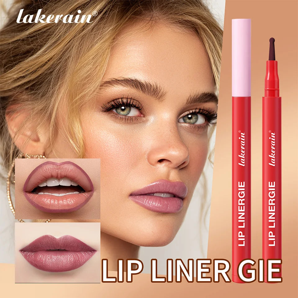 Waterproof Felt Tip Lip Liner Stain for Long Lasting Sculpted Lips - 7