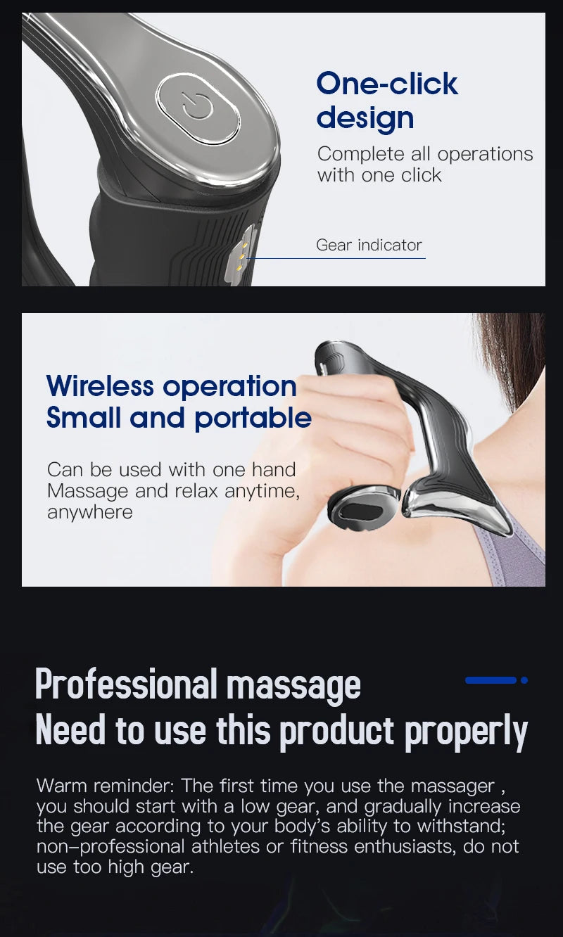 Electric Muscle Scraper Massager for Deep Tissue Relief and Recovery - 16