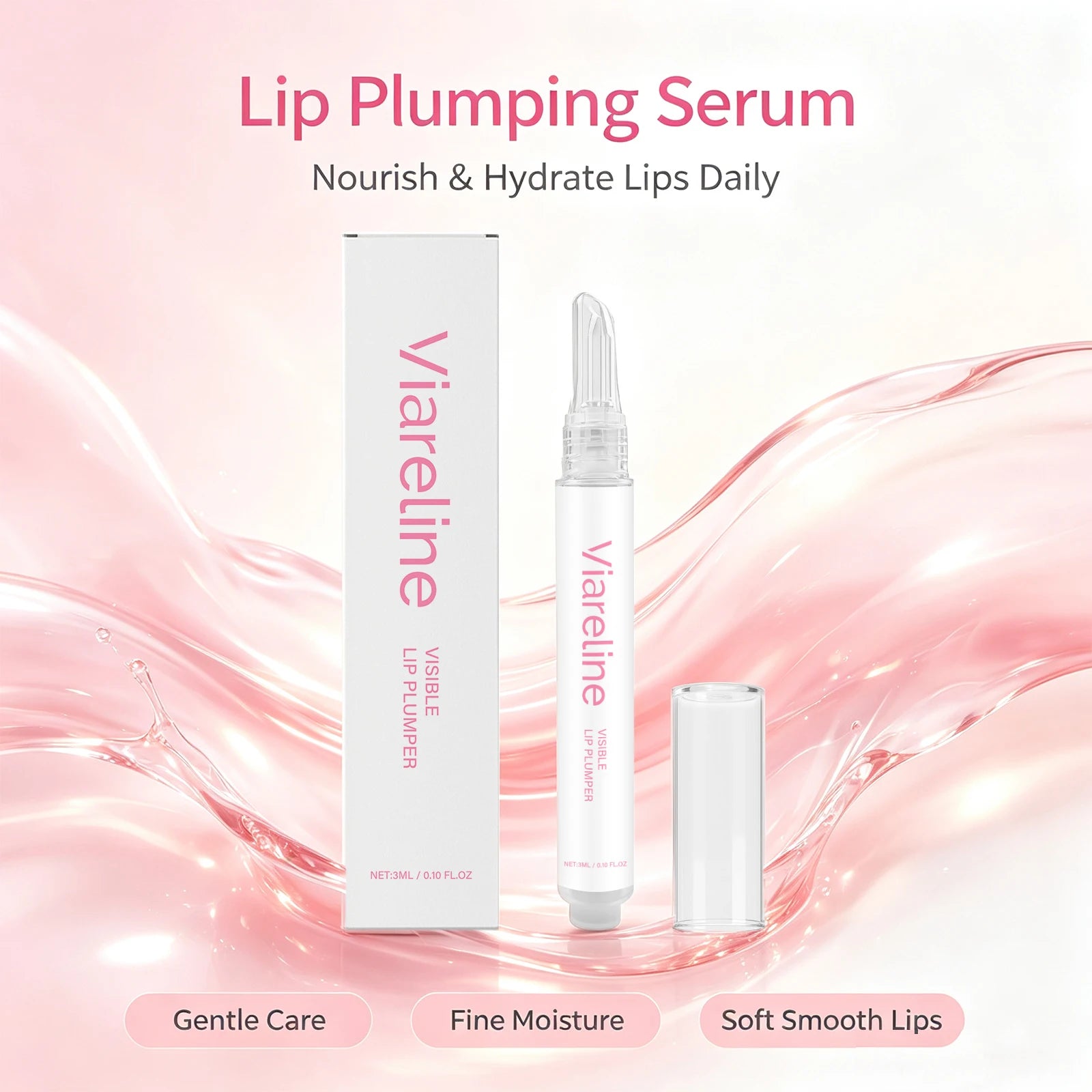 Hydrating Lip Plumper Serum for Smooth and Volumized Lips - 1