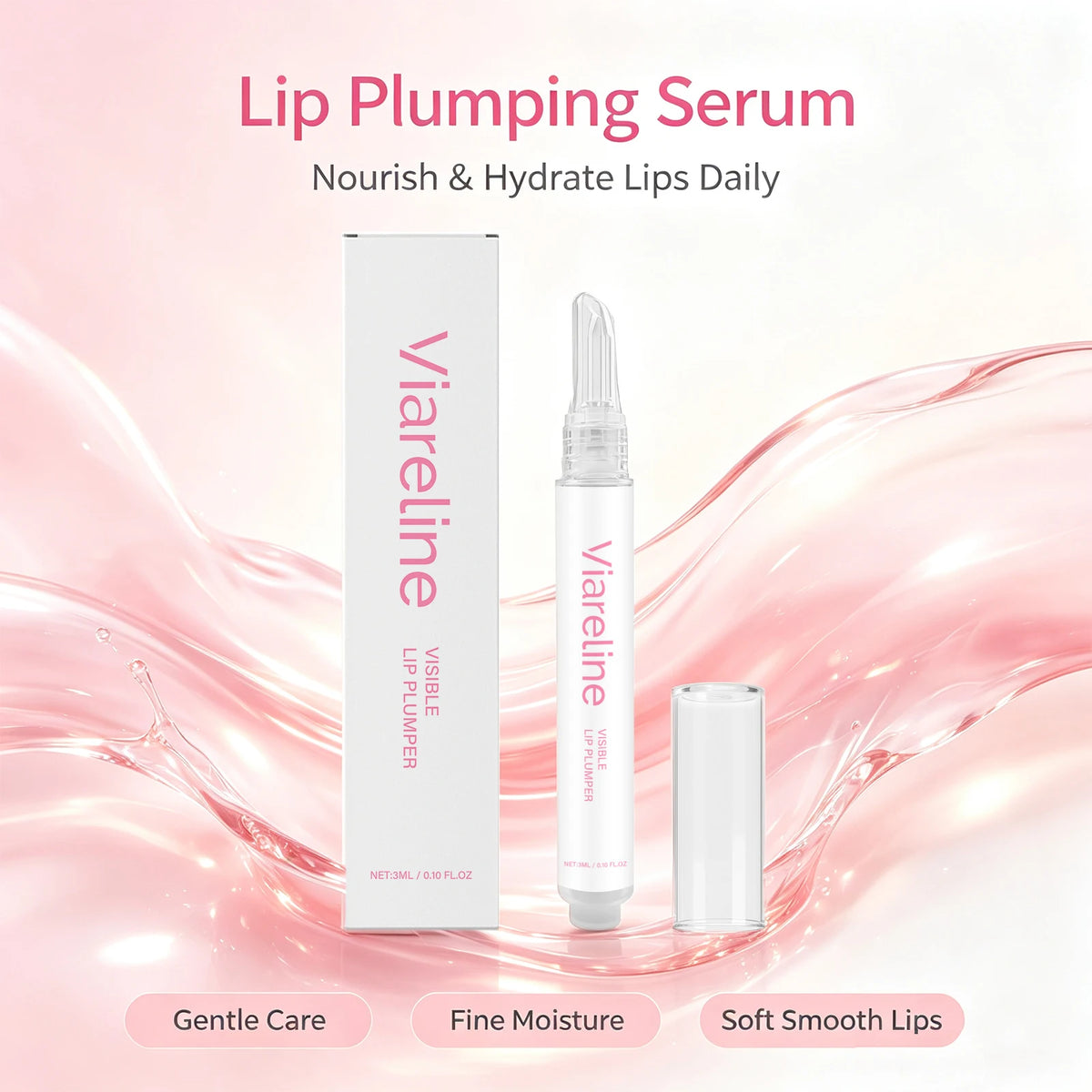 Hydrating Lip Plumper Serum for Smooth and Volumized Lips