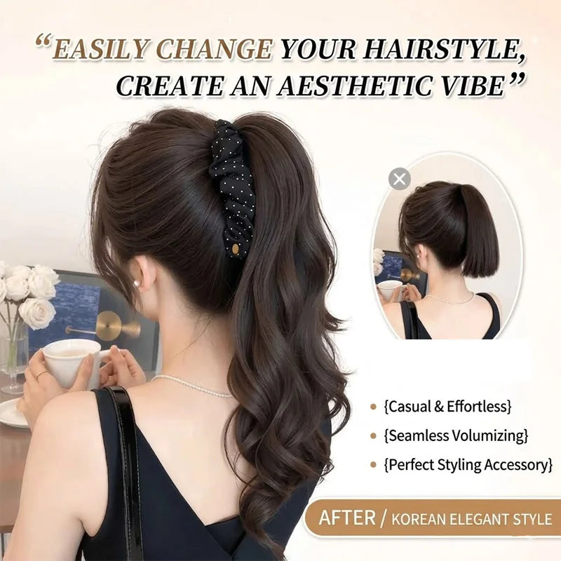 14-Inch Wavy Claw Clip Ponytail Hair Extension