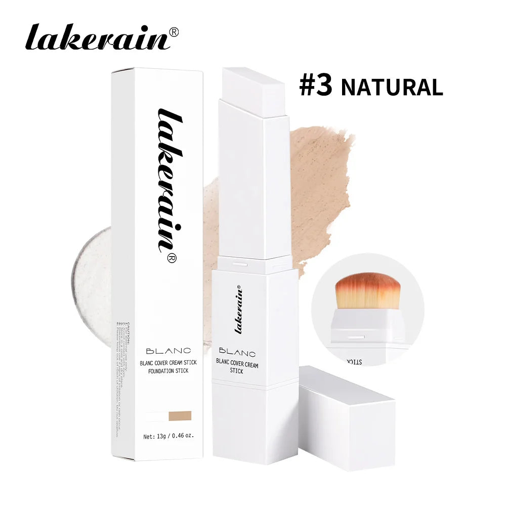Color Changing Foundation Stick with Built-in Brush for Flawless Skin - 23