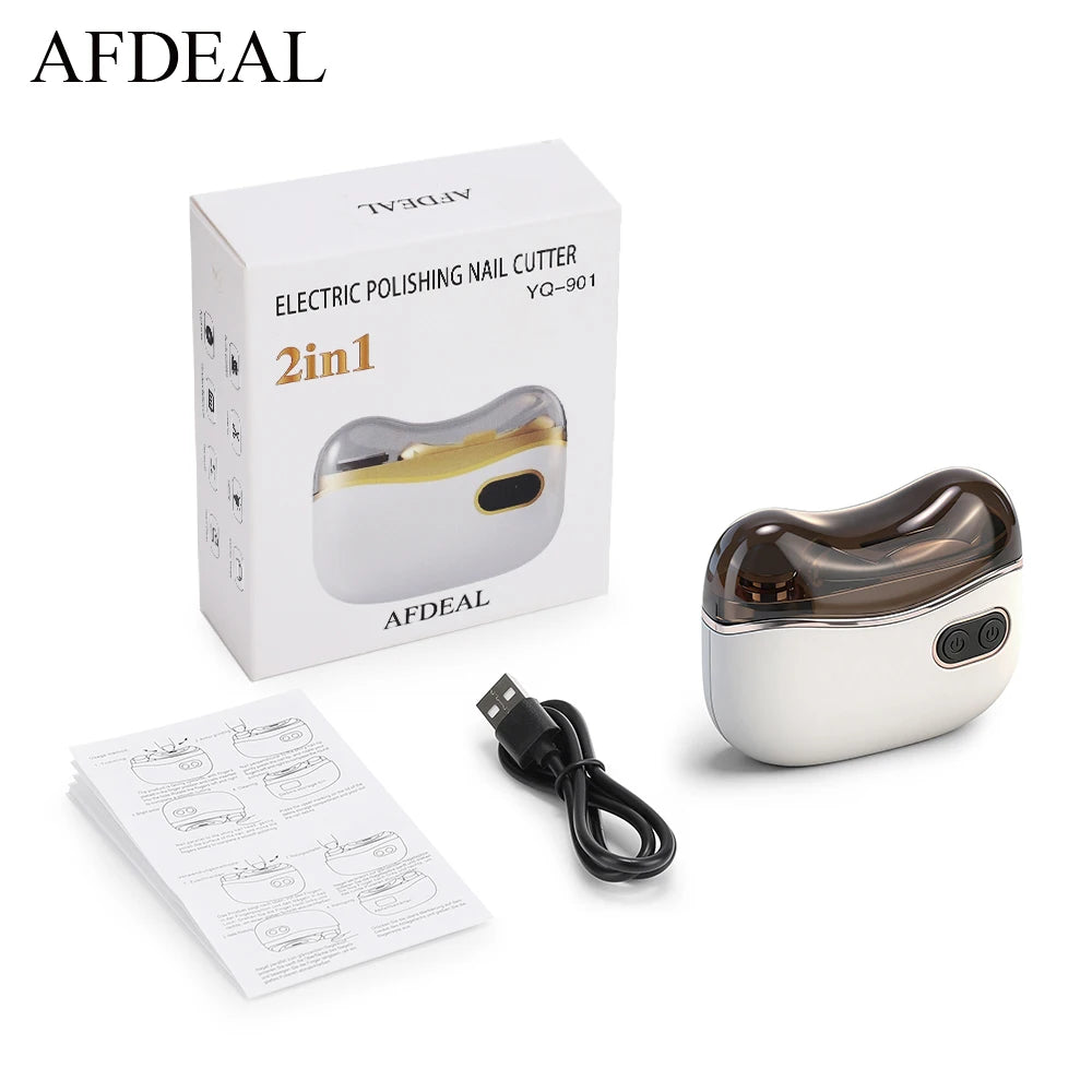Automatic Electric Nail Trimmer and Polisher for Safe Manicure - 5