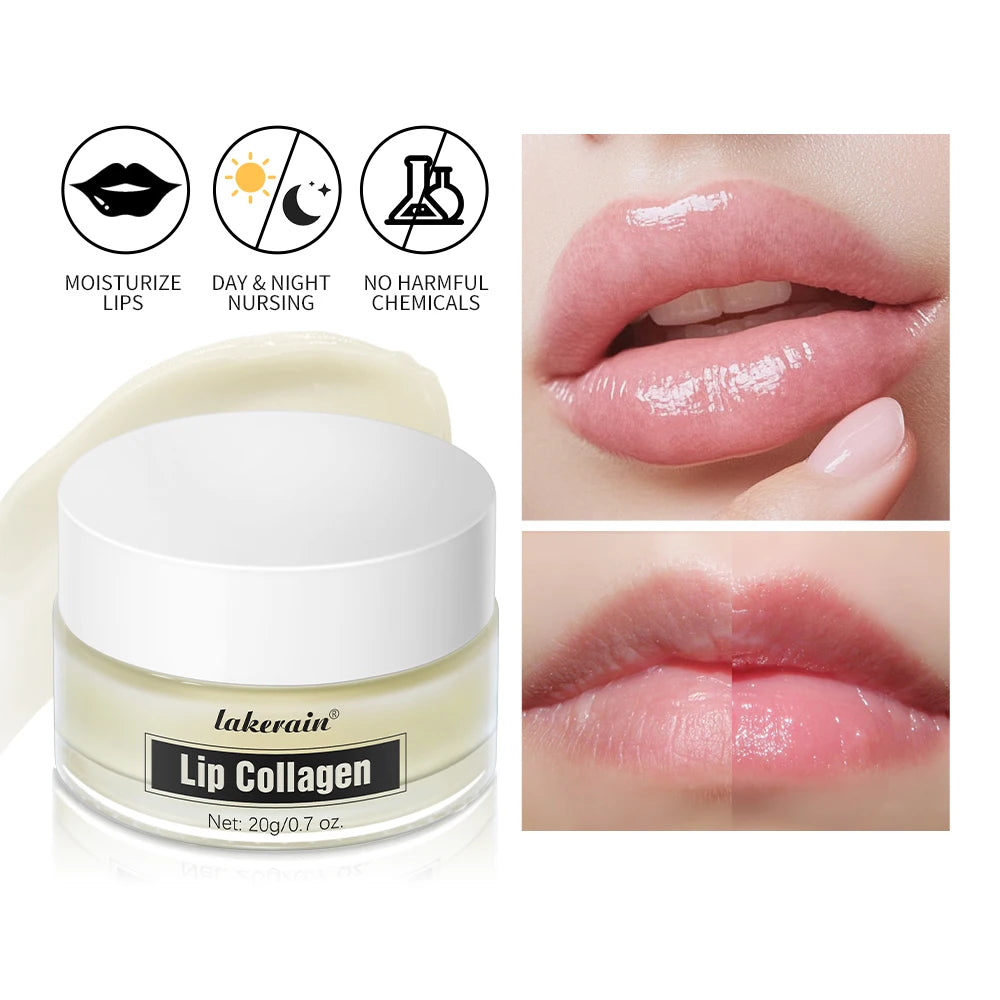 Collagen Infused Moisturizing Lip Repair Mask for Dry and Cracked Lips - 1