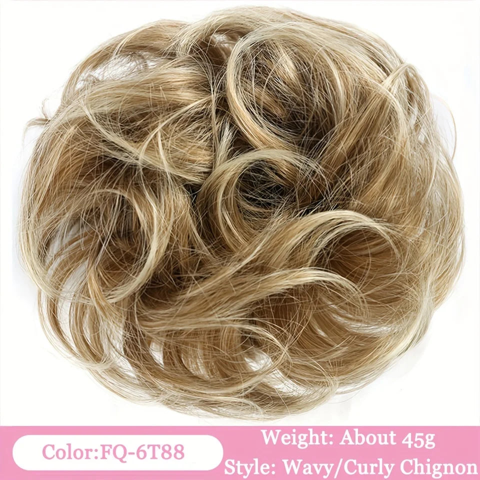 Messy Bun Hair Extension with Elastic Band - 55