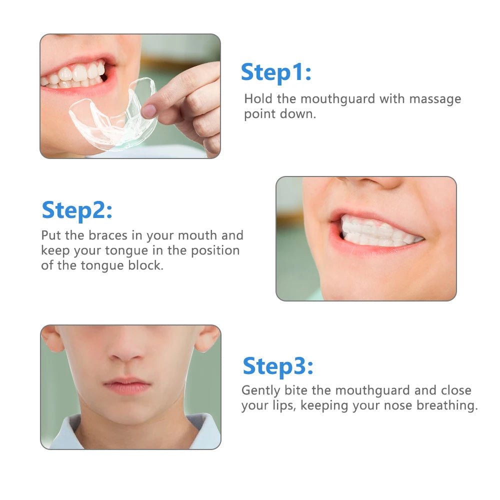 3-Stage Orthodontic Alignment Trainer Set for Kids Teeth Straightening