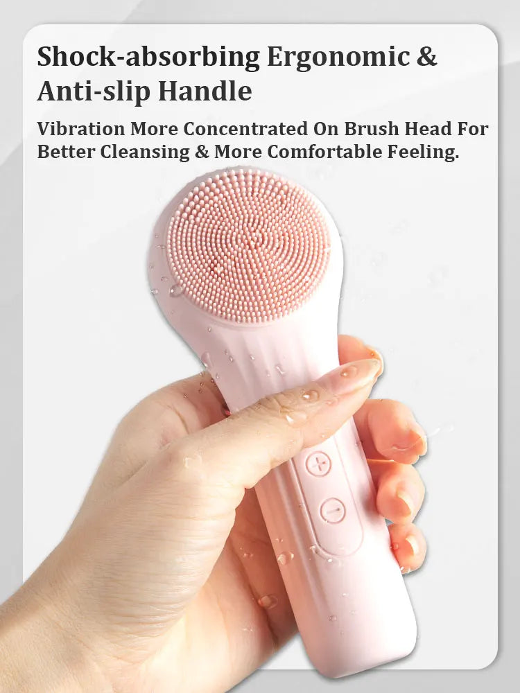 Electric Sonic Facial Cleansing Brush for Deep Pore Exfoliation and Massage - 9