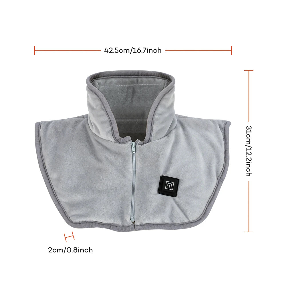 Electric Heated Neck and Shoulder Wrap for Pain Relief and Warmth - 16
