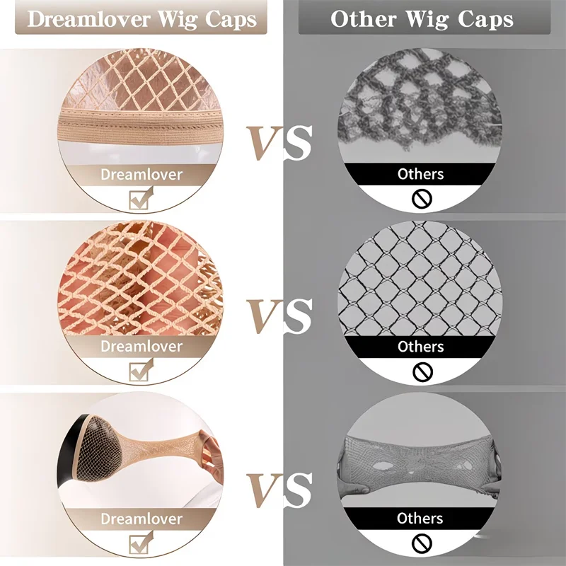 Breathable Stretch Mesh Wig Cap for Secure Comfortable Fit - 5