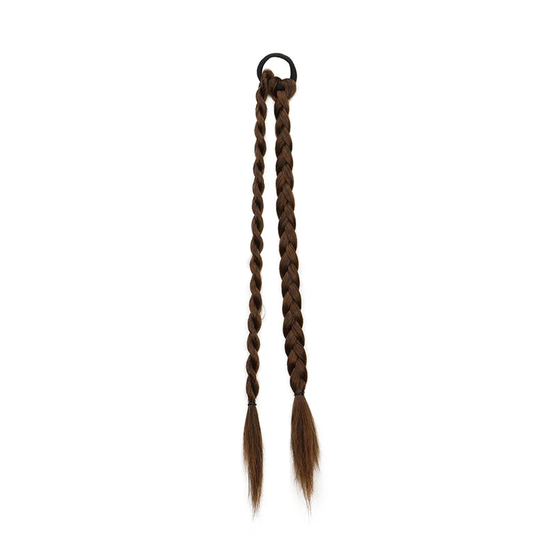 Synthetic Braided Hair Extensions Ponytail Holder for Women - 8