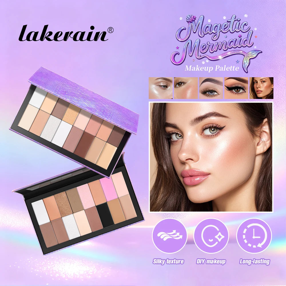 Magnetic DIY Makeup Palette for Eyeshadow Blush and Contour - 1