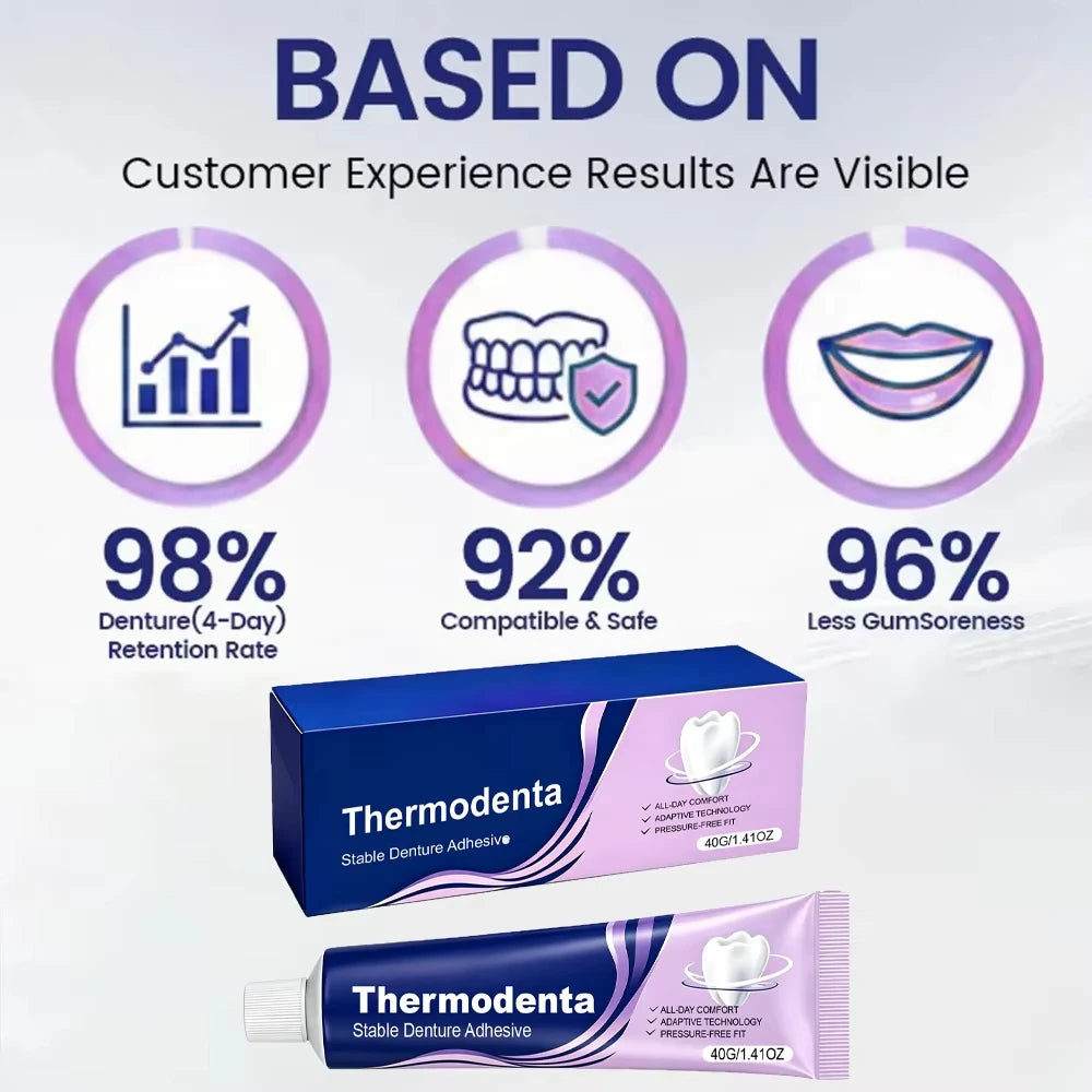 Thermoplastic Denture Adhesive Cushion for Secure and Comfortable Fit