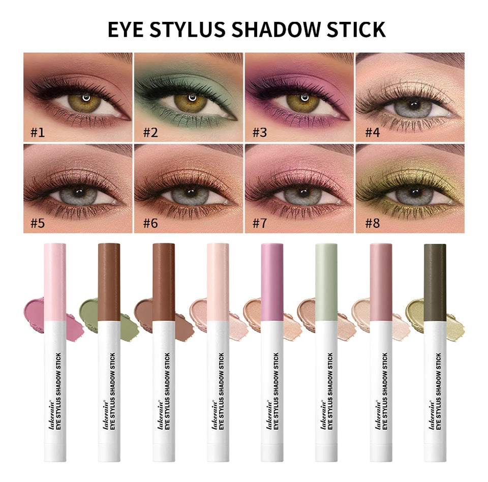 Waterproof Cream Eyeshadow Pencil for Long-Lasting Eye Makeup - 8