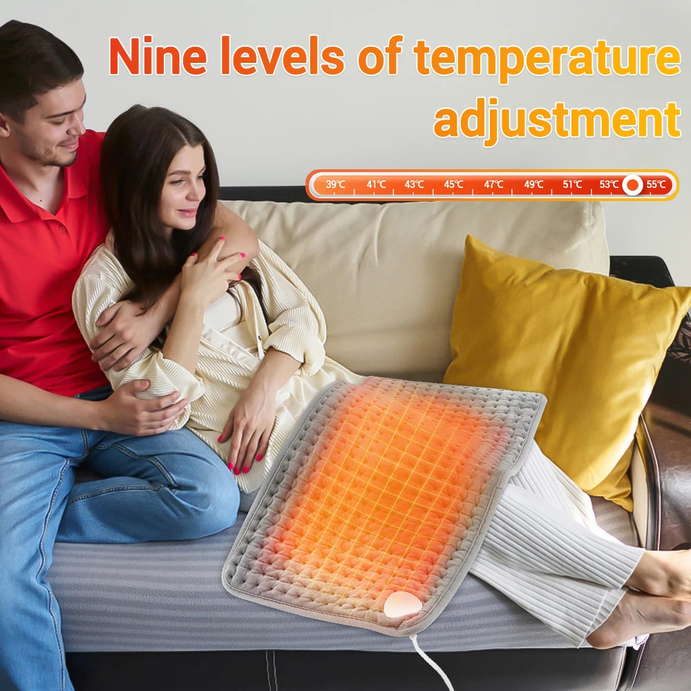 Electric Heated Waist and Back Relief Wrap with Adjustable Settings - 3