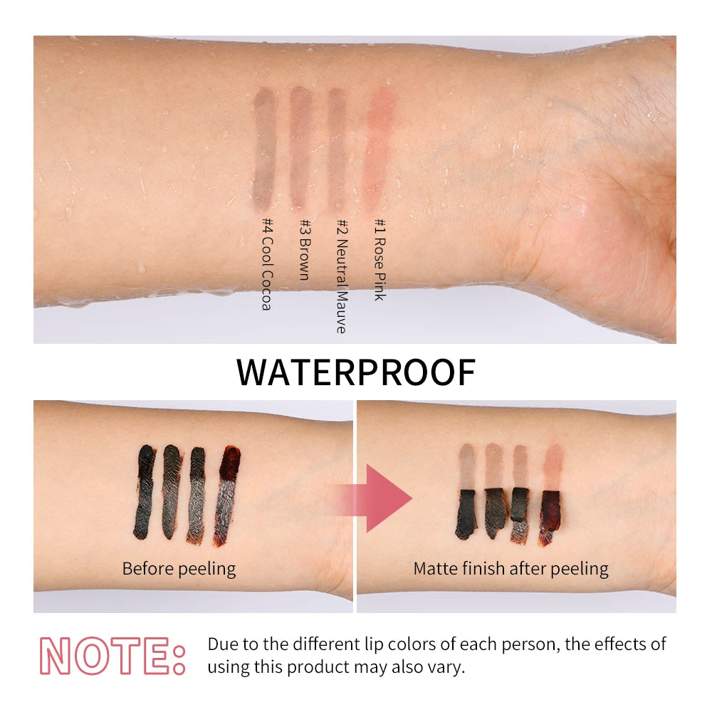 Waterproof Peel-Off Lip Liner Tattoo Stain for Long-Lasting Lip Contouring
